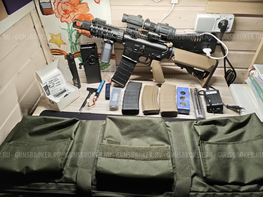 Страйкбольный привод Карабин East Crane AR15 cqbr