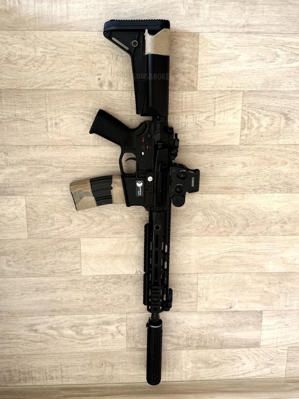 Страйкбольный привод Cyma M4 M-LOK 10 custom Platinum