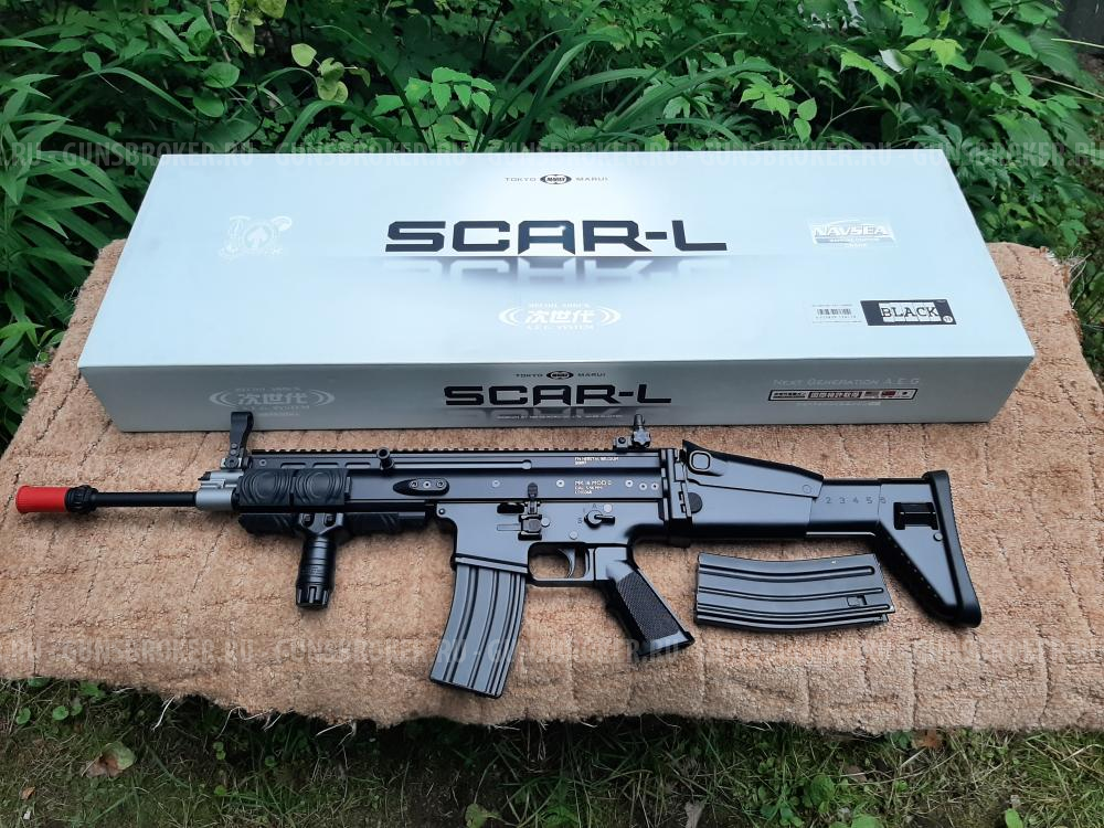 Страйкбольный привод Tokio Marui Scar-L Black новый с допами в отличном состоянии