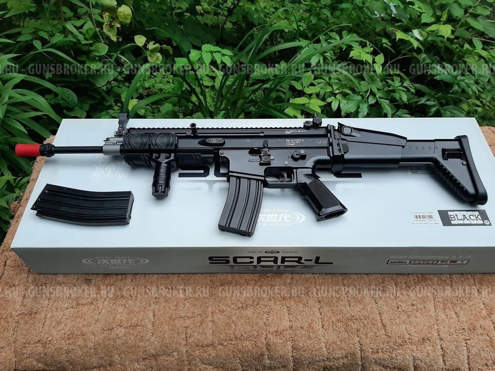 Страйкбольный привод Tokio Marui Scar-L Black новый с допами в отличном состоянии