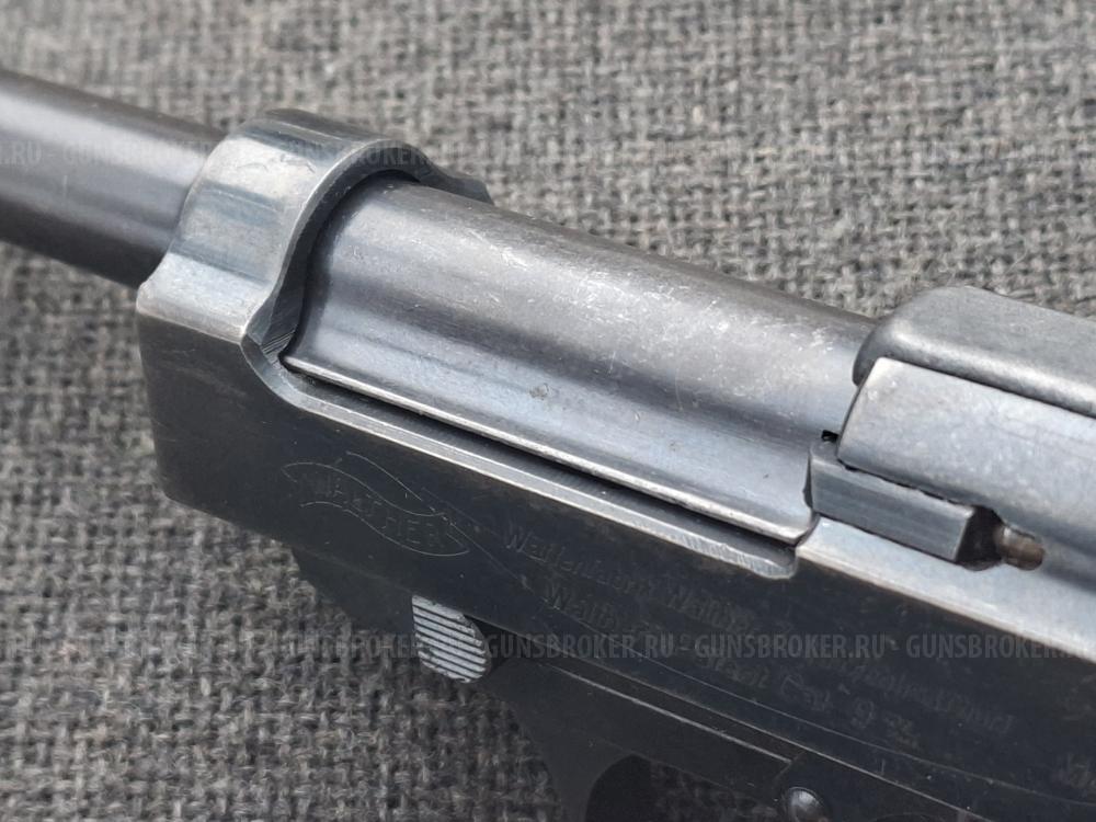 Макет пистолета Вальтер Walther HP, аналог P-38 в отличном состоянии.