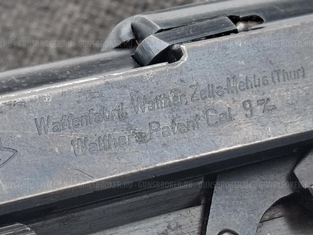 Макет пистолета Вальтер Walther HP, аналог P-38 в отличном состоянии.