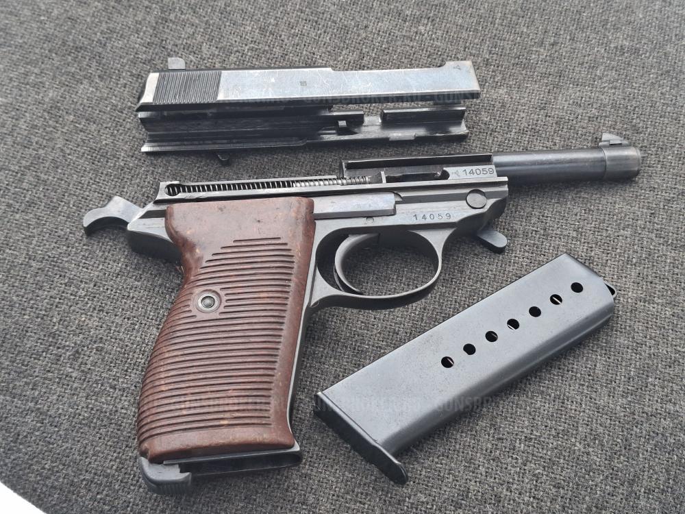 Макет пистолета Вальтер Walther HP, аналог P-38 в отличном состоянии.