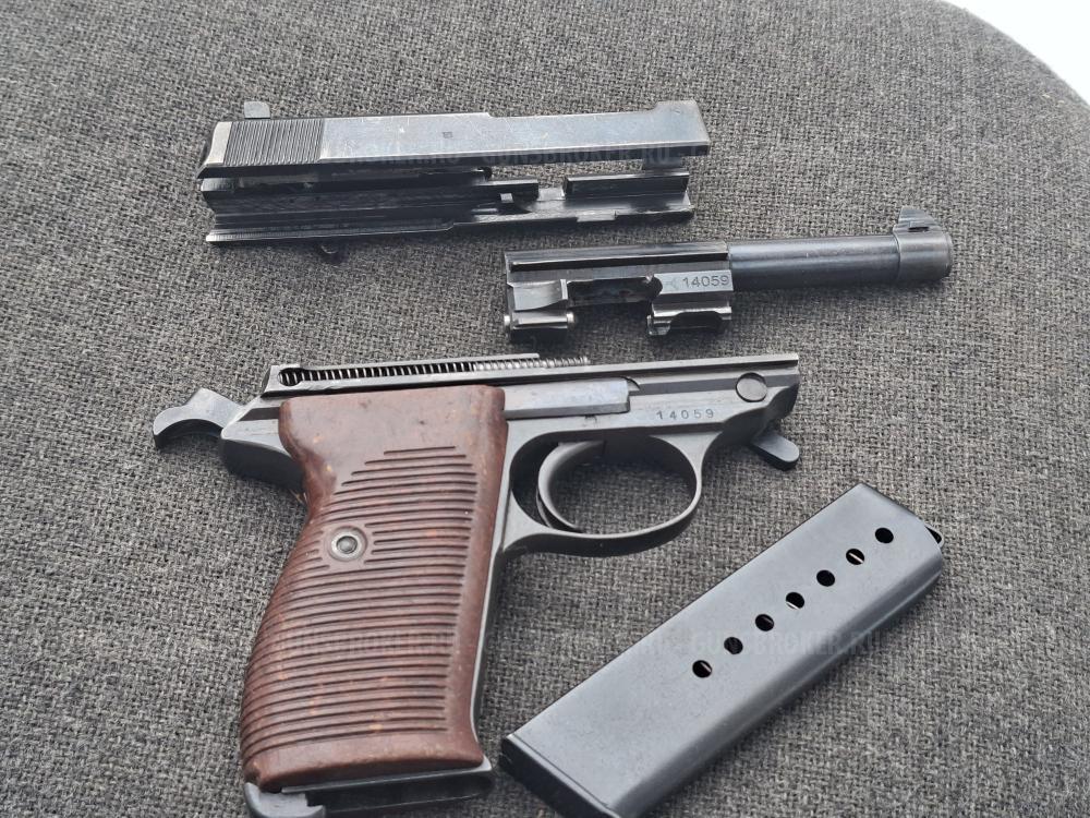 Макет пистолета Вальтер Walther HP, аналог P-38 в отличном состоянии.