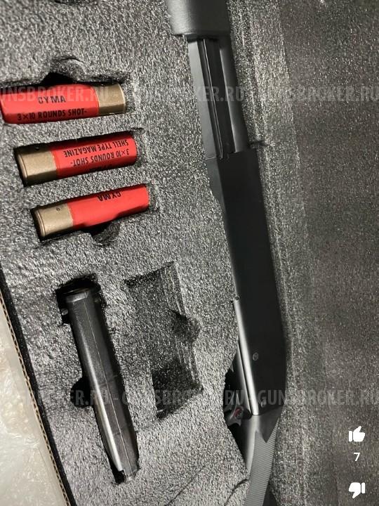 Страйкбольный спринговый дробовик Cima CM350LM Remington M870, металлический, длинный