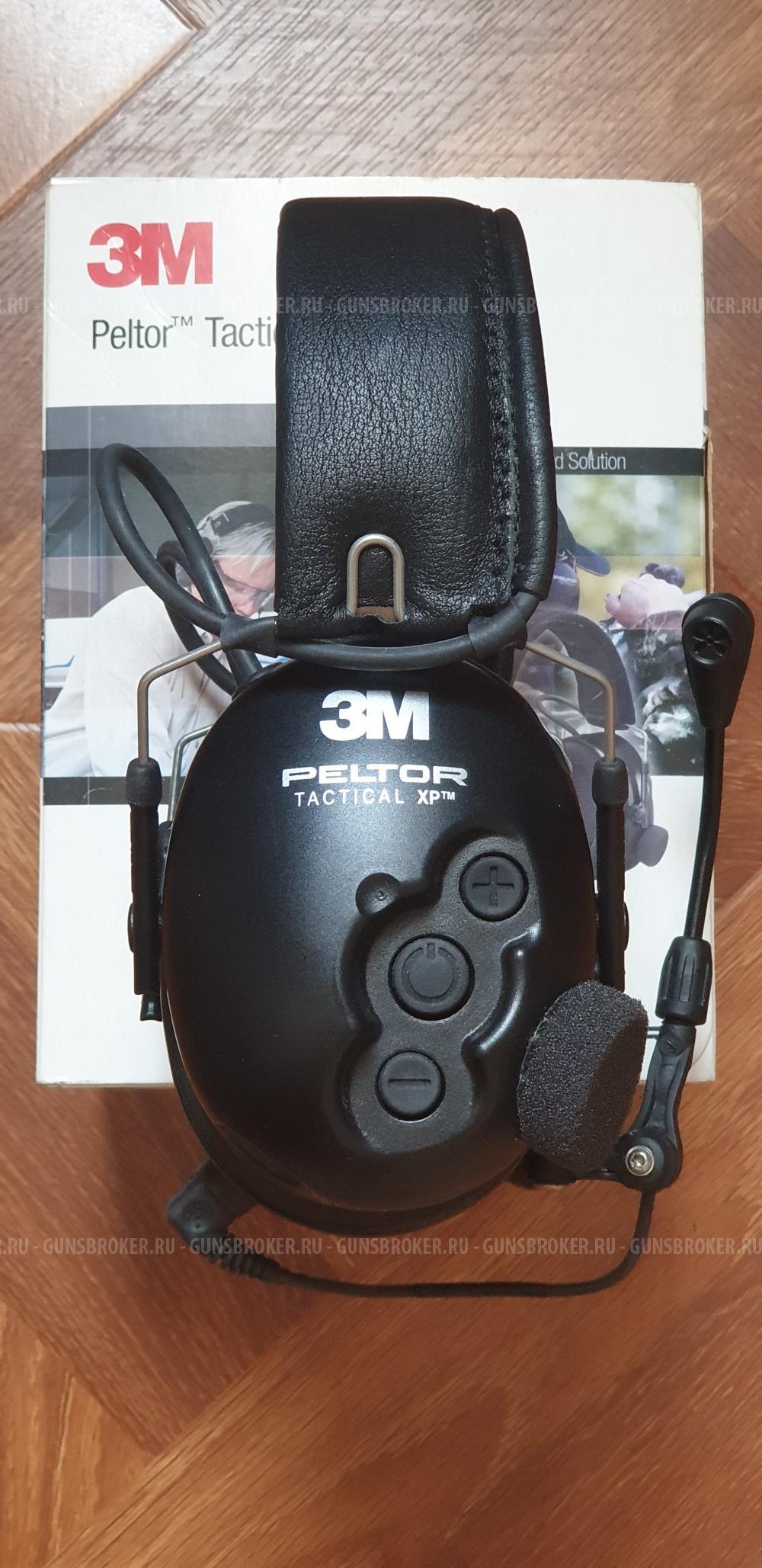 СТРЕЛКОВЫЕ НАУШНИКИ 3M PELTOR TACTICAL XP FLEX HEADSET НОВЫЕ