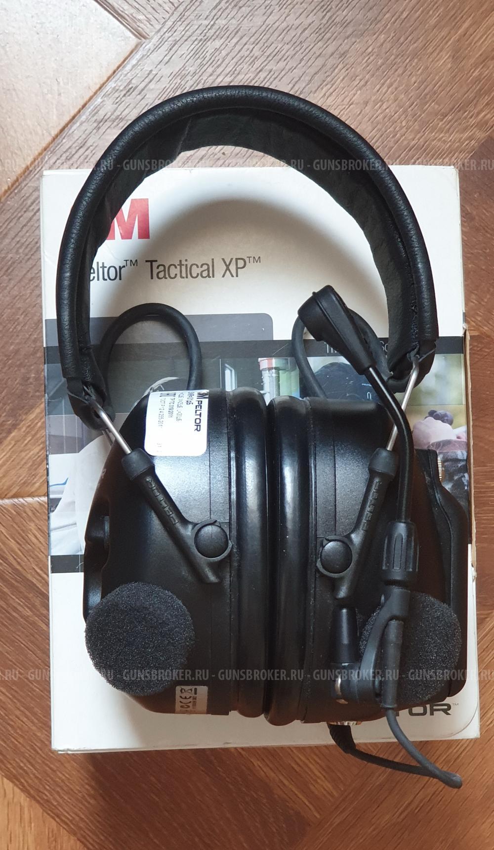 СТРЕЛКОВЫЕ НАУШНИКИ 3M PELTOR TACTICAL XP FLEX HEADSET НОВЫЕ