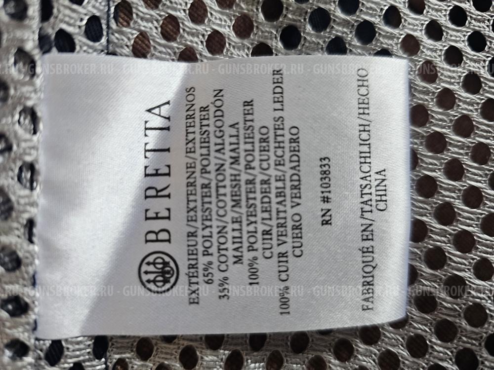 Стрелковый жилет BERETTA размер 3XL, очки и перчатки (комплект).