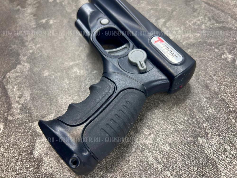 Стреляющий электрошокер Гром КД 111 (+1 картридж светошумовой, фонарь, лазер)