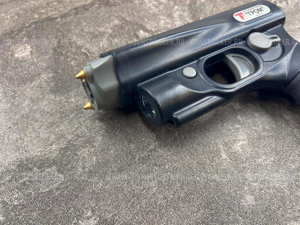 Стреляющий электрошокер Гром КД 111 (+1 картридж светошумовой, фонарь, лазер)