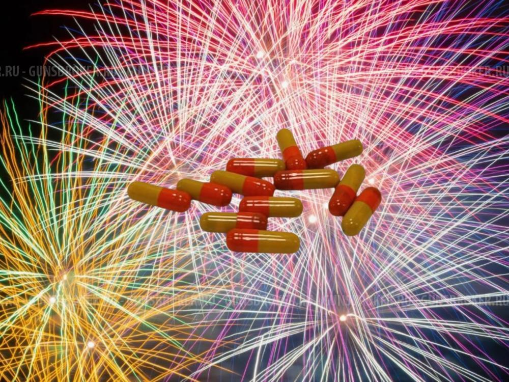 Свето-шумовые пиротехнические снаряды для рогатки 