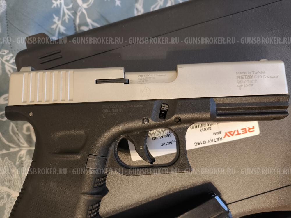Светошумовой пистолет Glock Retay G19C