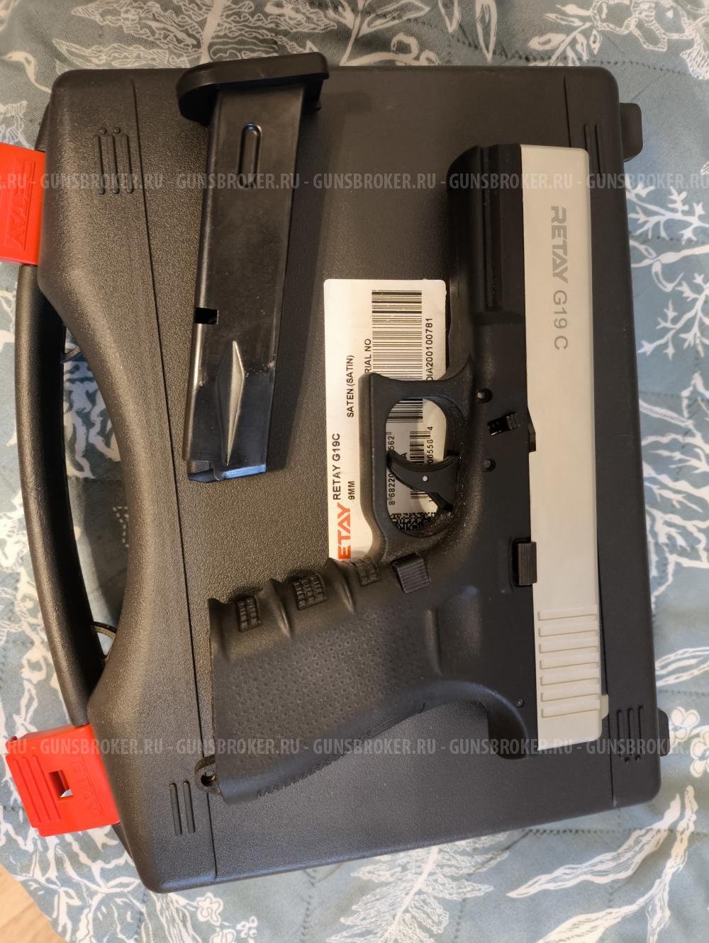 Светошумовой пистолет Glock Retay G19C