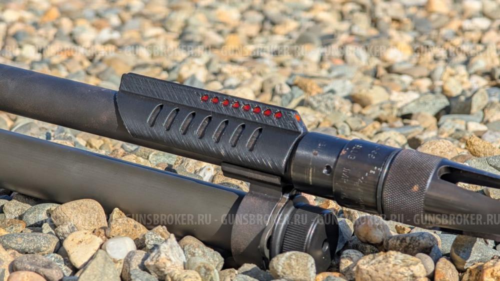 Световолоконная мушка на ружья с планкой и без планки.