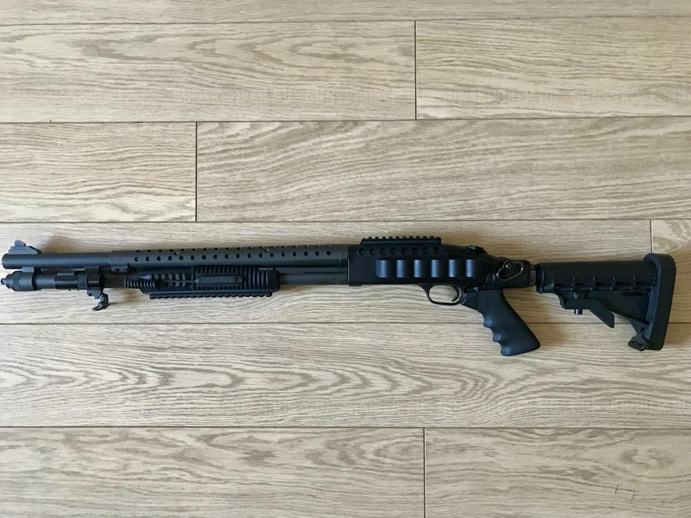 Свое оружие Mossberg 590a1.помпа семизарядная,12к не использвался!