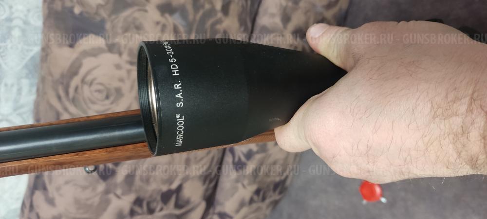 СZ 527 Rem 223, с прицелом MARCOOL 5-30X56 , резьба 1/2-20.