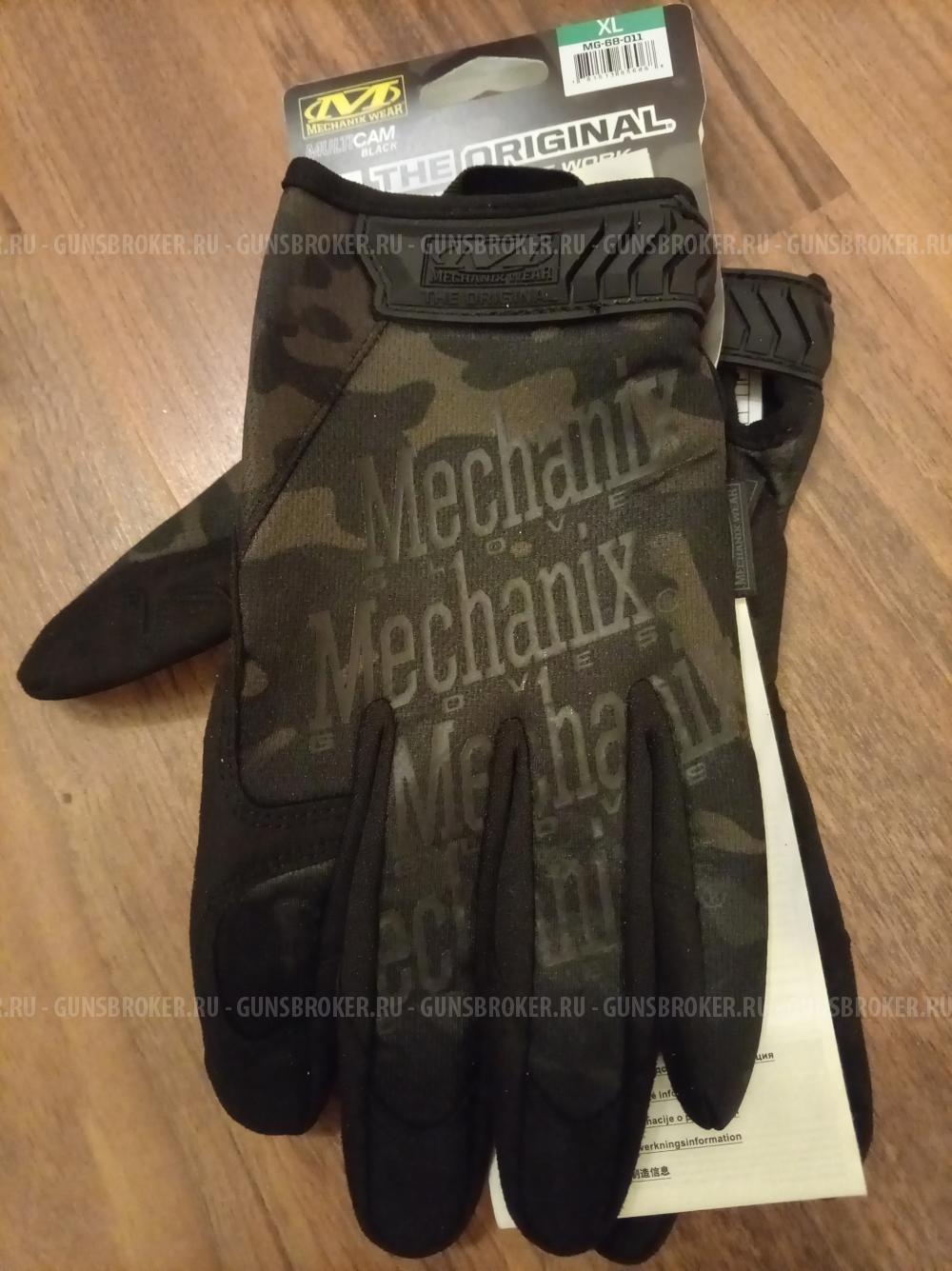 Тактические перчатки Меканикс Оригинал (Mechanix Original), чёрный мультикам, размер 11/XL