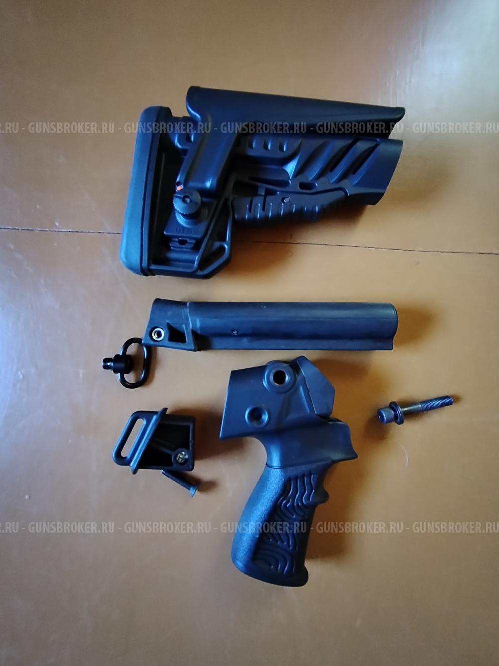 Тактический обвес Winchester 1300 defender. Комплект - приклад, цевье, ремень, чехол и +++