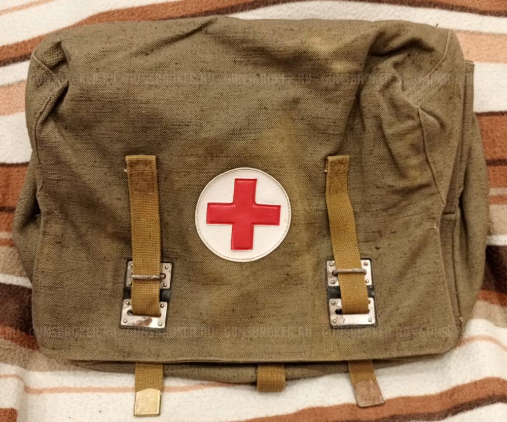 Сумка санитарная брезентовая без укладки.