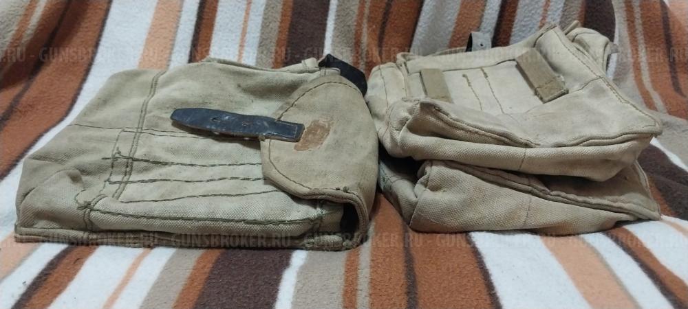 Подсумки под магазины АК на 4 отсека времен СССР.