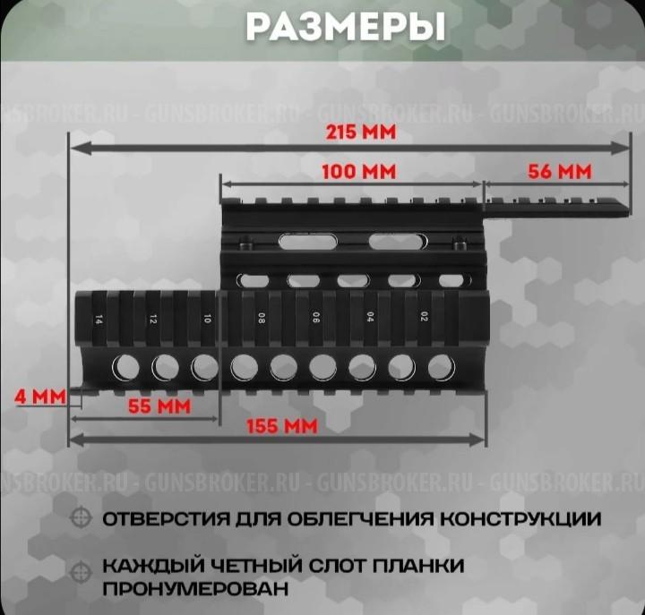 Тактическое цевье АК, САЙГА 