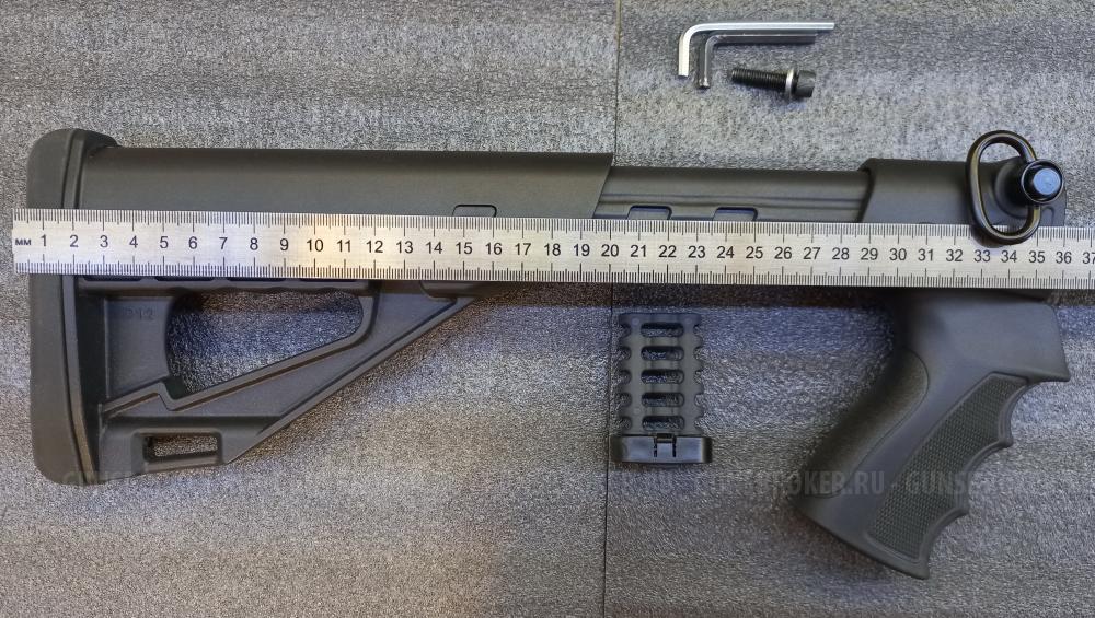 Телескопический приклад DLG Tactical для МР-153 + антабка (новый)