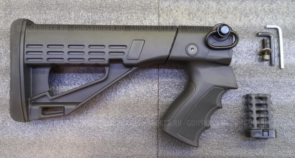 Телескопический приклад DLG Tactical для МР-153 + антабка (новый)