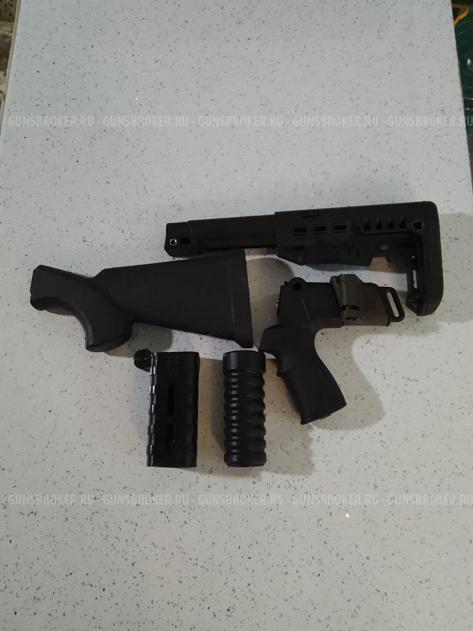 Телескопический приклад DLG-Tactical на ВПО-202 Бекас