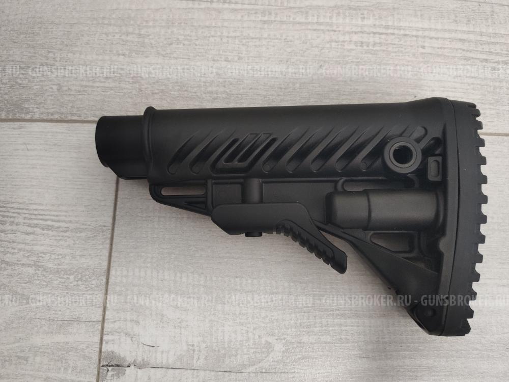 телескопический приклад FAB DEFENSE GLR-16S (с трубкой(