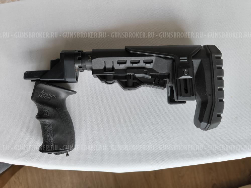 Телескопический приклад на трубе com-spec для Вепрь-308