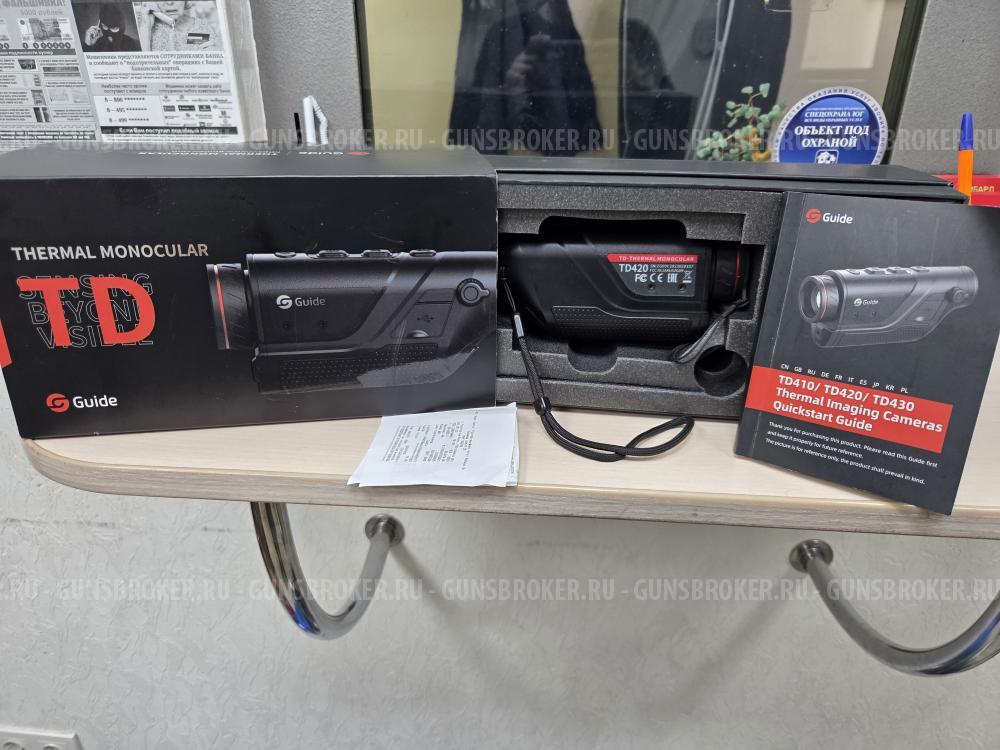 Тепловизионный монокуляр Guide TD420 400х300 25мм х2.4/х4.8/x9.6 ЛЦУ