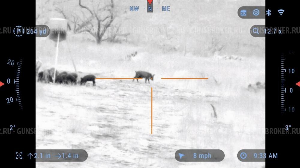 Тепловизионный прицел ATN mars 4 384 2-8x