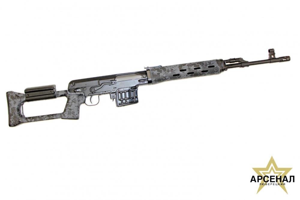 Тигр-01, кал. 7,62х54, (пр/щ, плс, камуфляж, КРИПТЕК черн, 530мм
