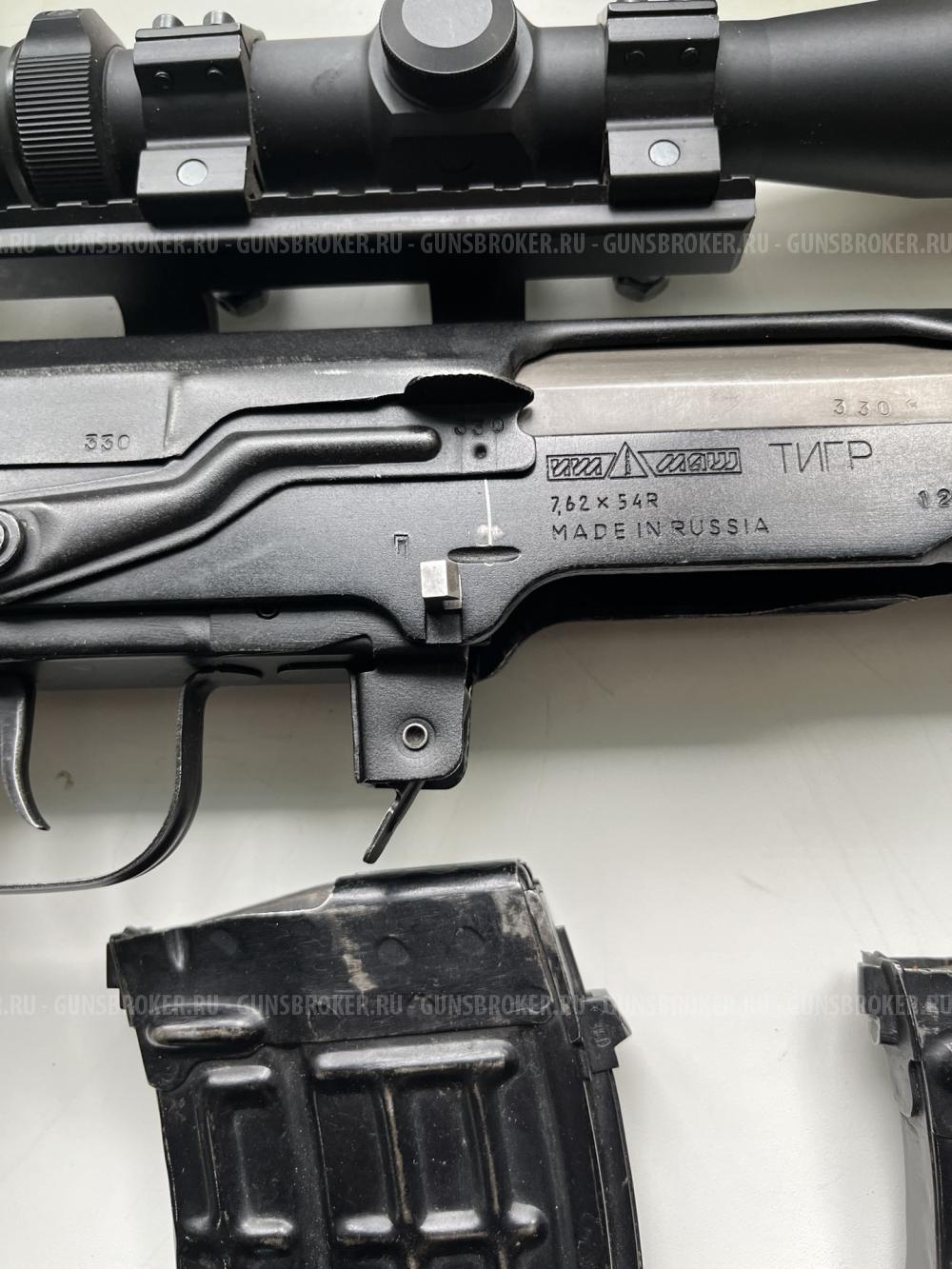 Тигр-02 7,62×54R + Leupold VX-R 2-7x33 + Midwest Industries