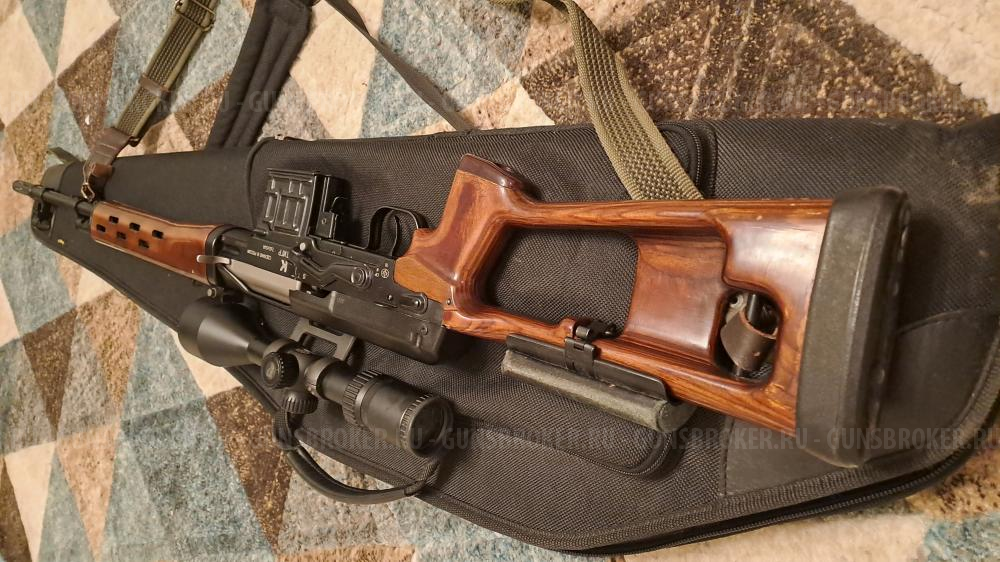 Тигр 7,62×54, оптический прицел никон простафф