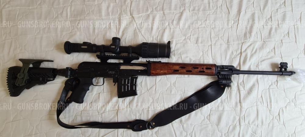 Тигр 7,62х54 оптика PULSAR DIGEX C50