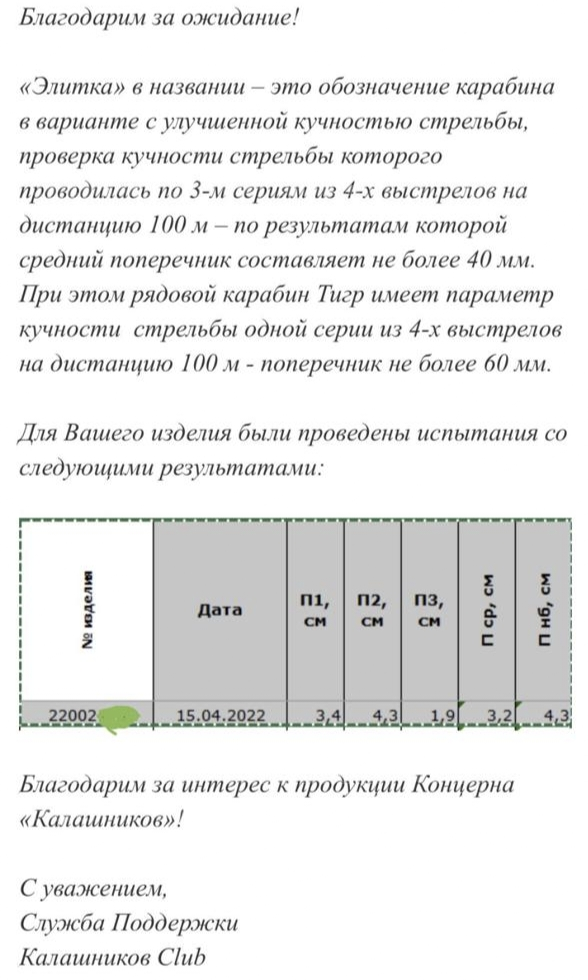 Тигр 7,62х54 