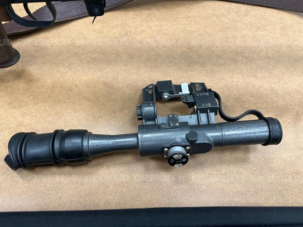 Тигр короткий 7.62/54 с оптикой,сошками,шумопадовитель