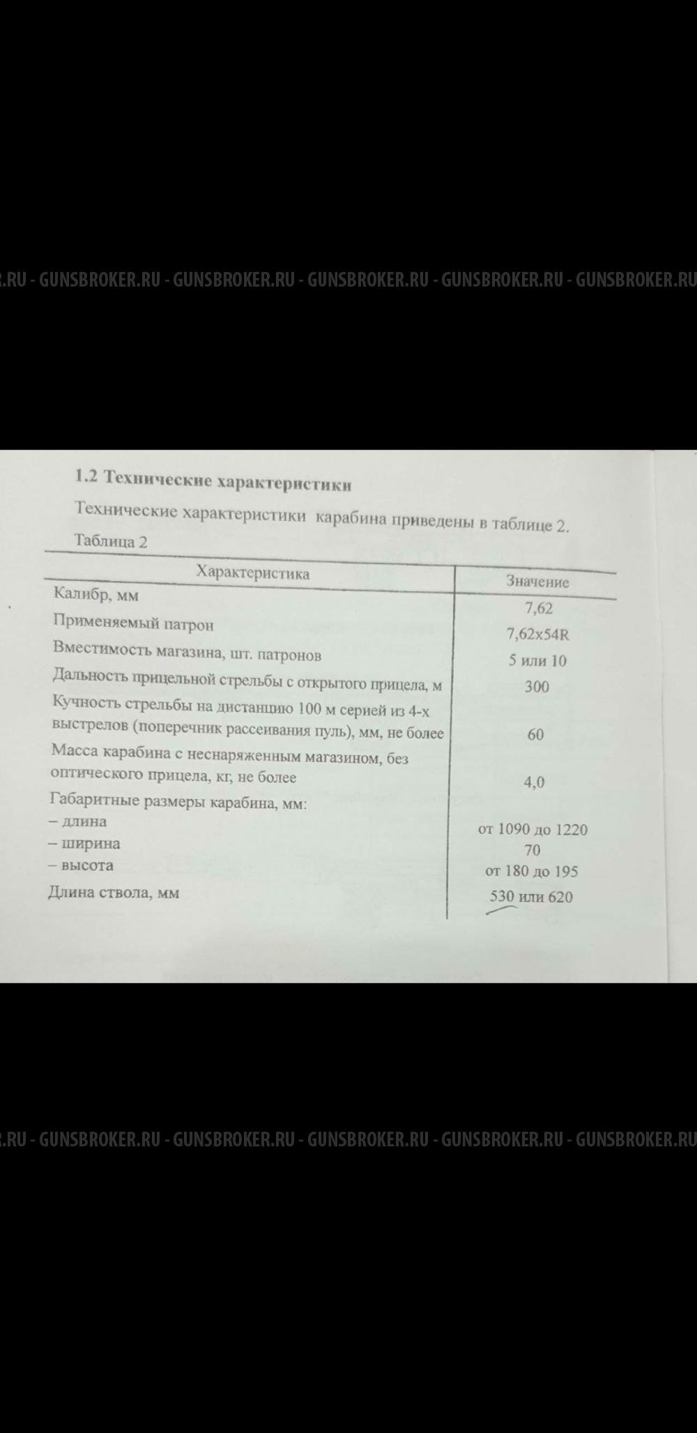 Тигр (карабин охотничий ТИГР 7,62×54)