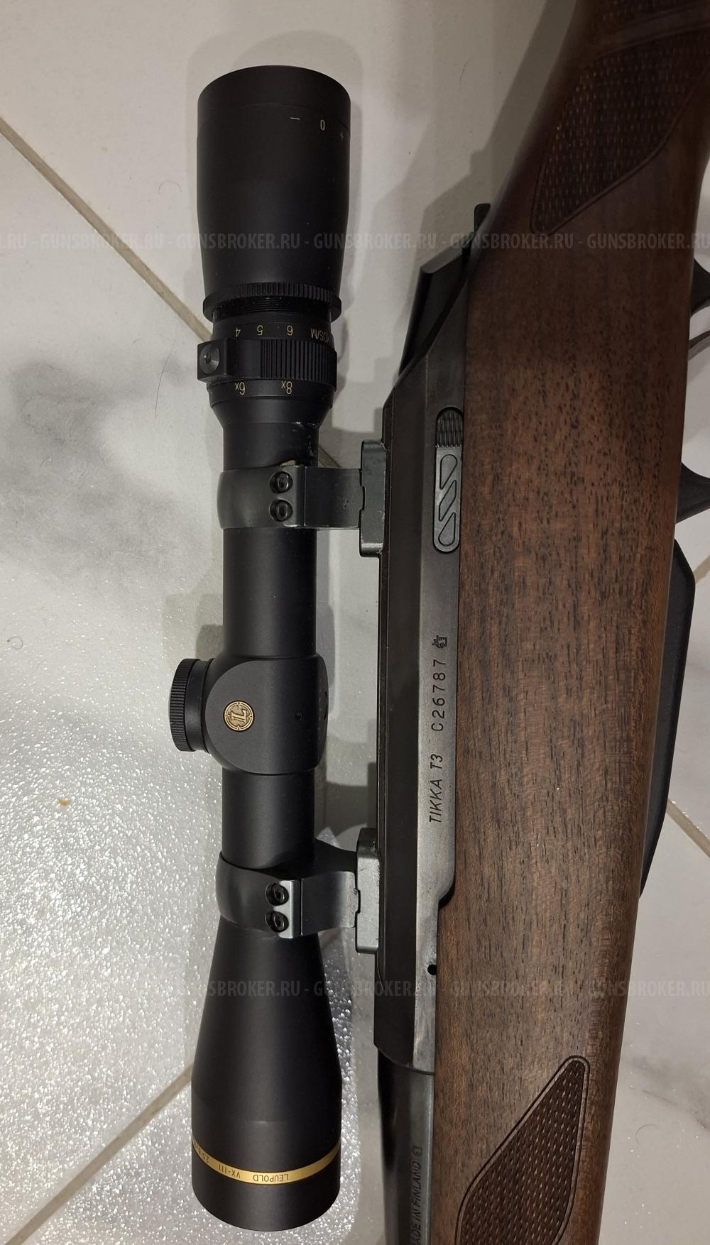 Tikka-T3, калибр 30-06 с оптикой Leupold
