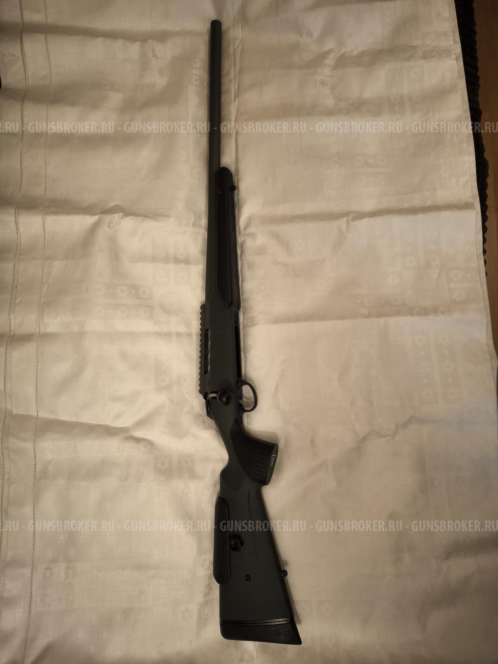 Tikka T3x Super Varmint Stainless Steel, Tungsten Cerakote, 300winmag, MT5/8-24