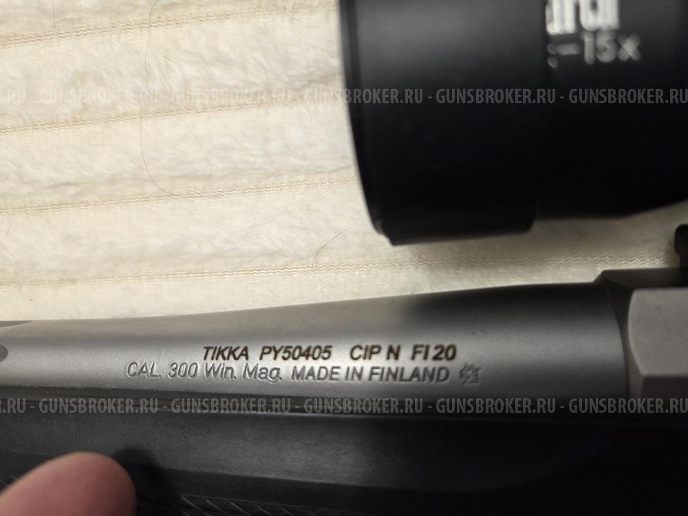 Tikka T3X SuperLite Stainless Steel Fluted, THR k.300WinMag L-620