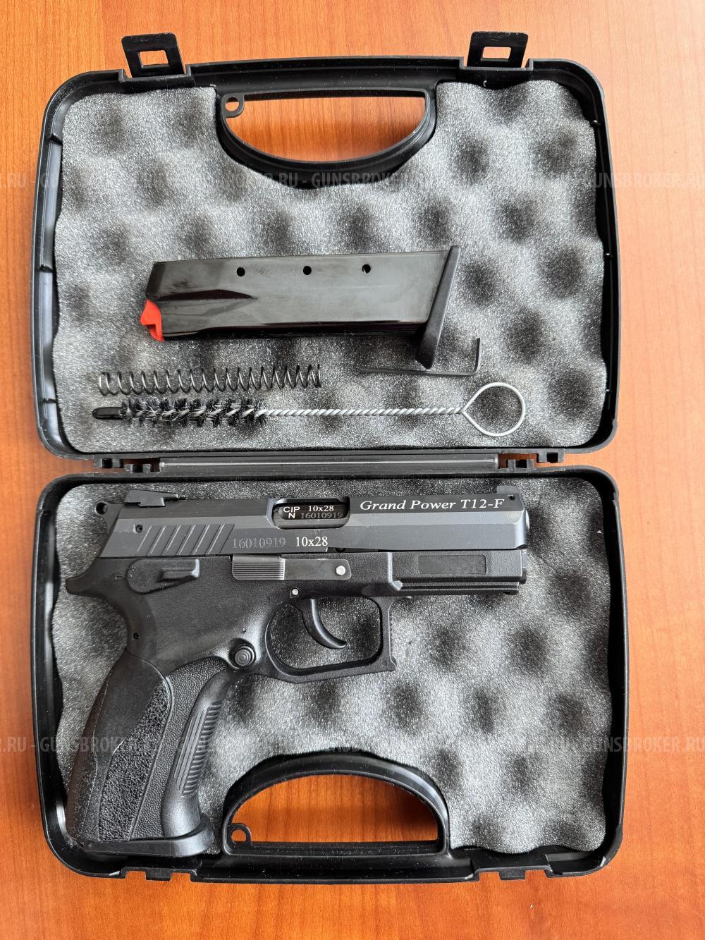 Травматический пистолет Grand Power-T12-F,  Гранд Пауэр T12 -F, калибр 10х28