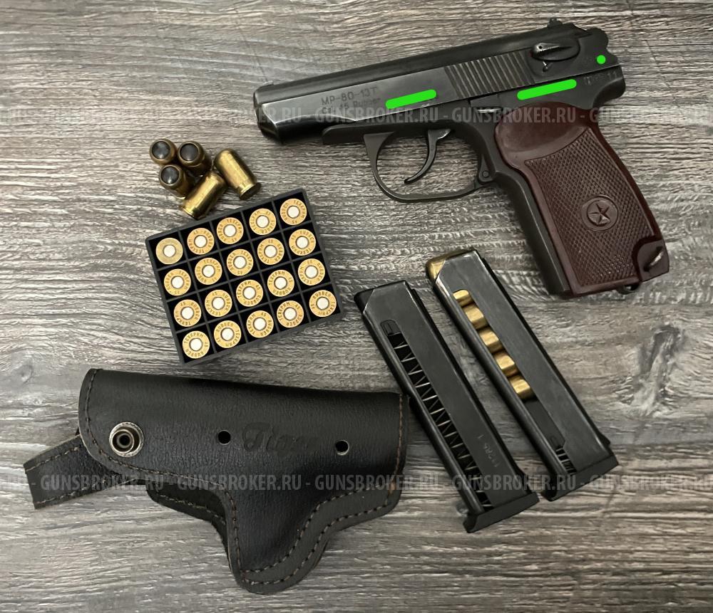 Травматический пистолет макарова МР-80-13Т .45 Rubber