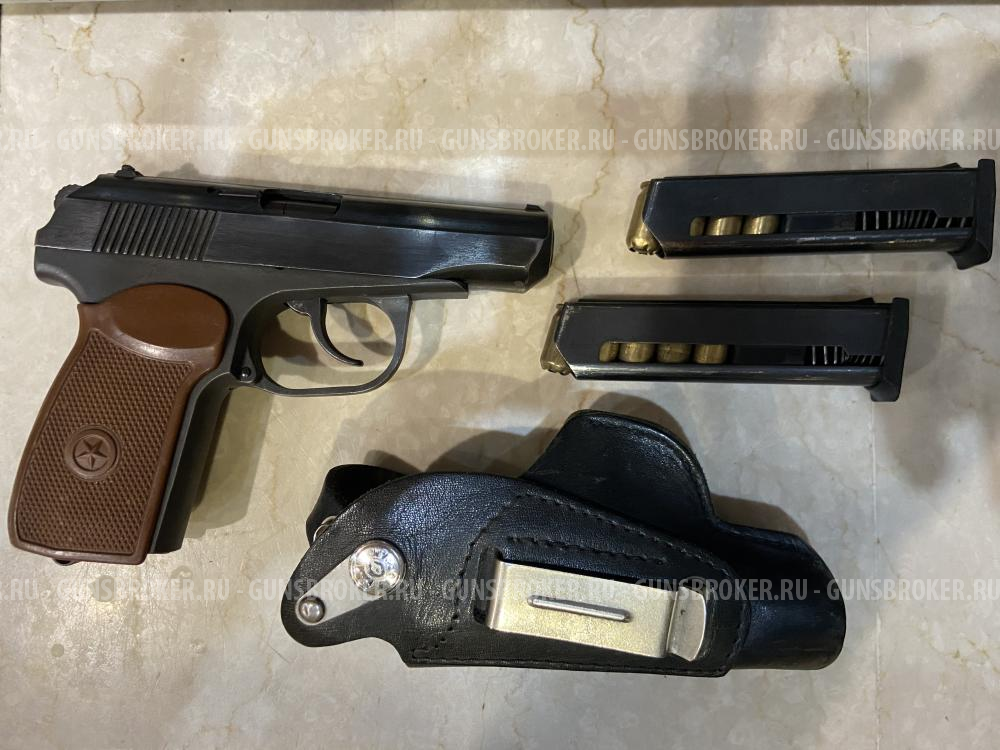 Травматический пистолет МР-80-13Т калибр 45 Rubber