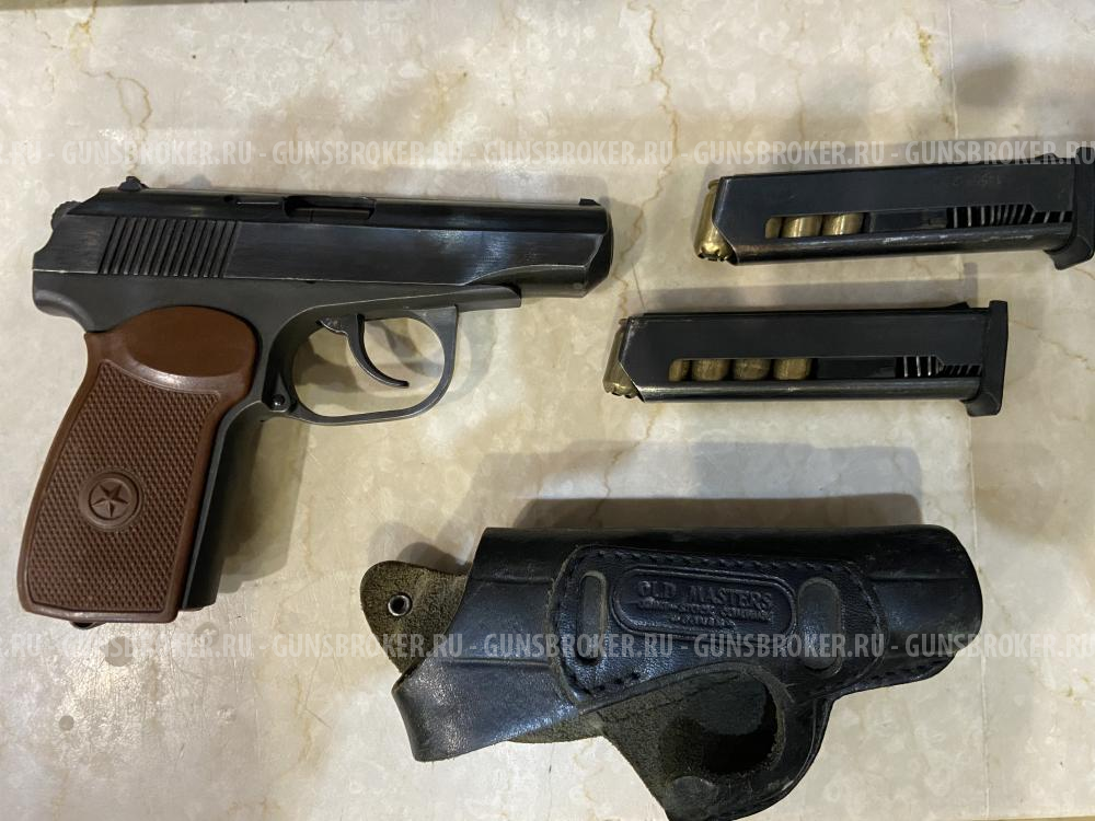 Травматический пистолет МР-80-13Т калибр 45 Rubber