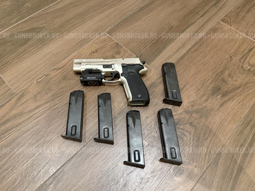 Травматический пистолет P226T TK-Pro 10x28 (Cerakote Silver)
