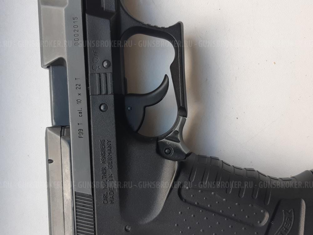 травматический пистолет ВАЛЬТЕР P 99 калибр 22х10