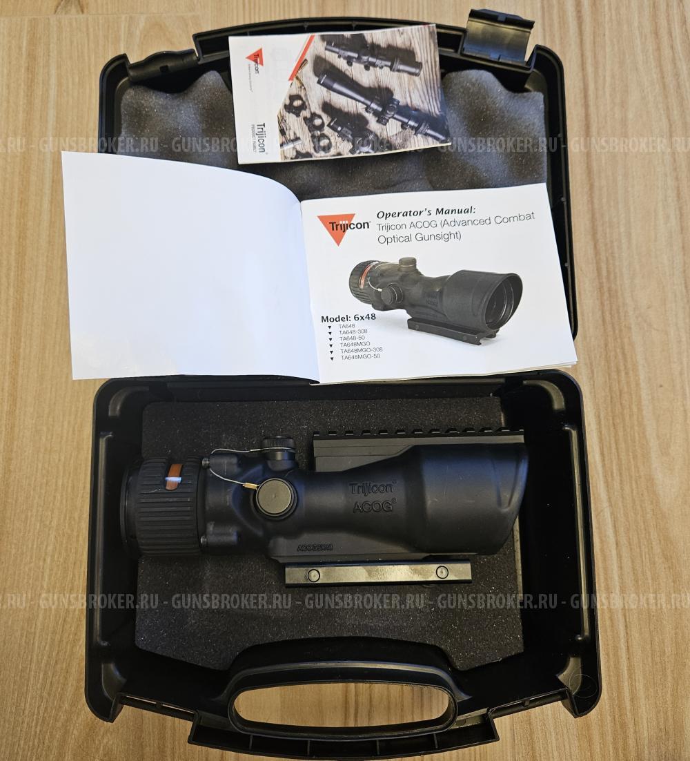 Trijicon ACOG TA648 6x48 .308 Red Horse Shoe