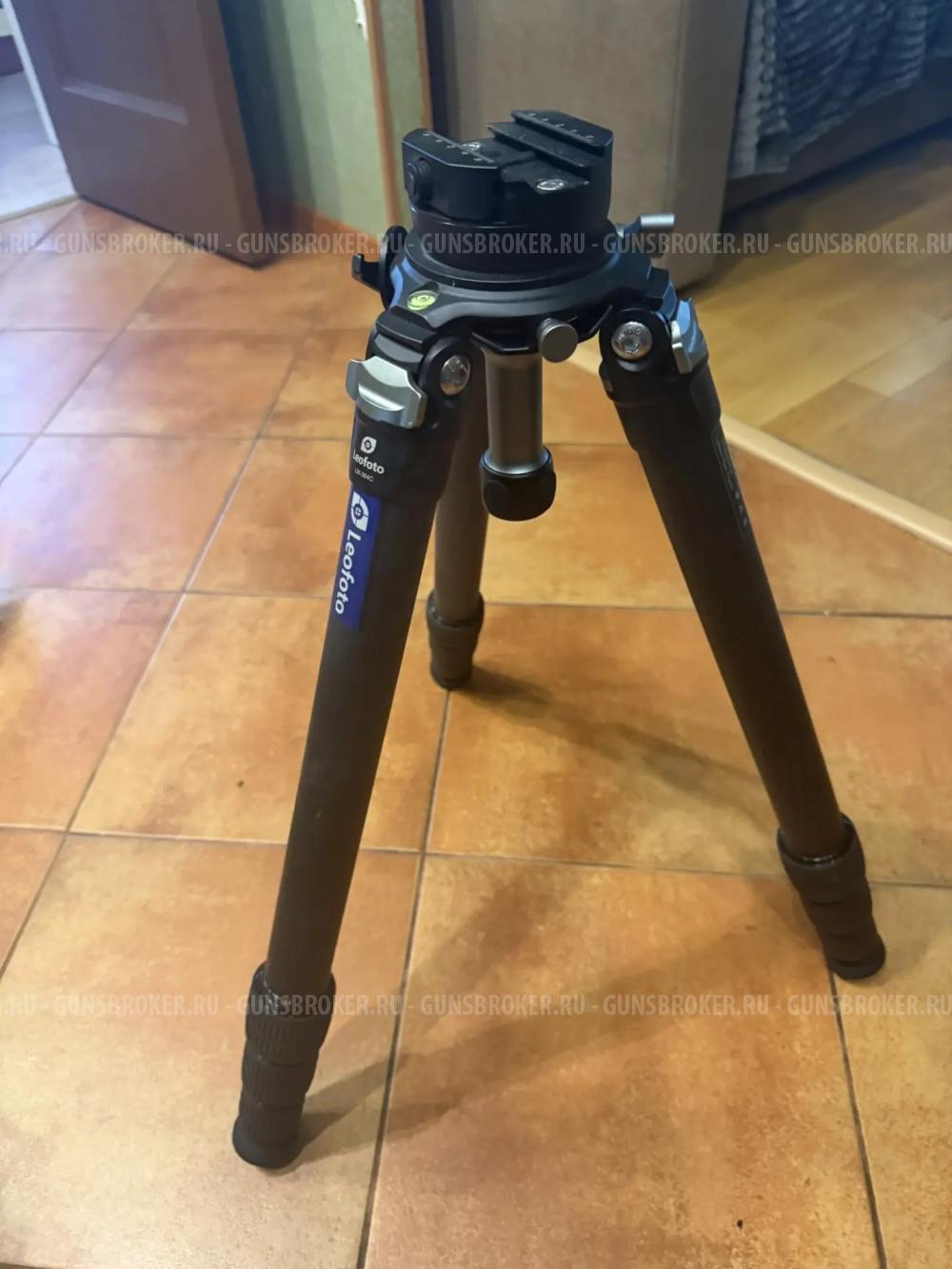 трипод leofoto lm 364c  с головой + чехол